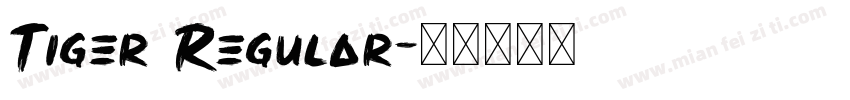 Tiger Regular字体转换